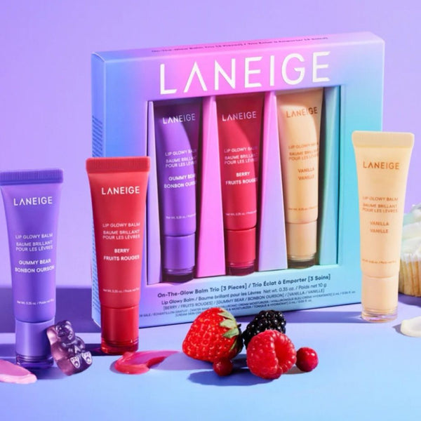 LANEIGE Lip glowy Balm trio pack of 3 set