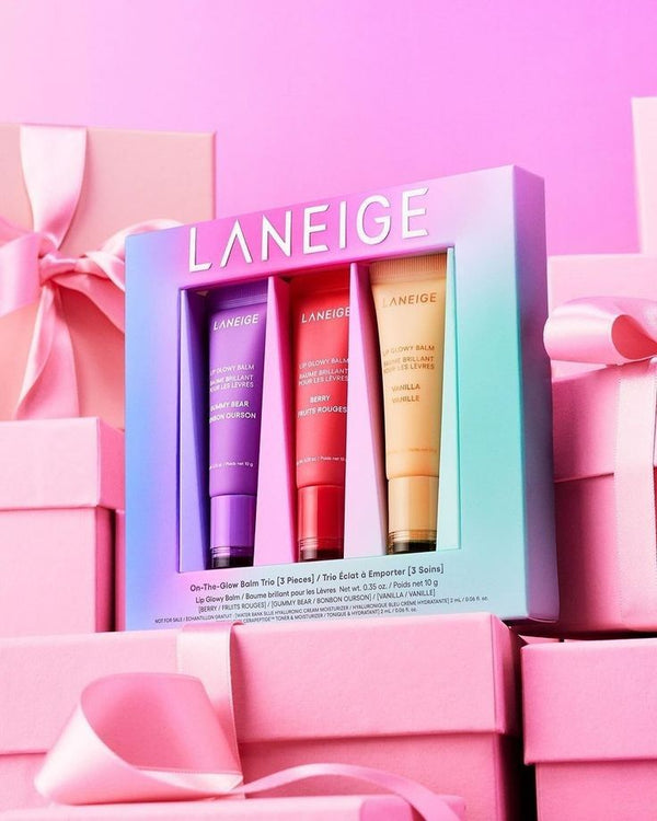 LANEIGE Lip glowy Balm trio pack of 3 set