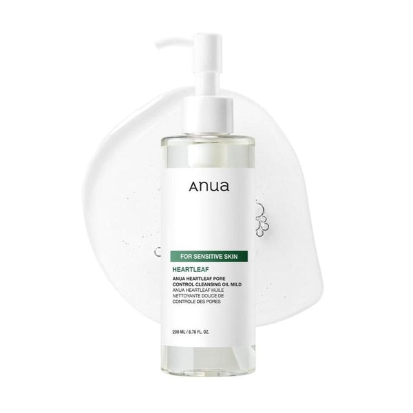 Anua Heartleaf Pore Control Cleansing Oil – Mild | For Sensitive Skin